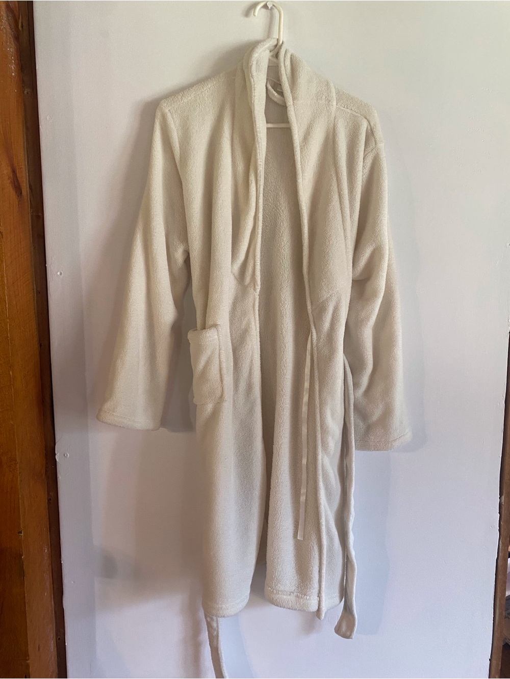 Ulta Beauty Cream Plush Bath Robe